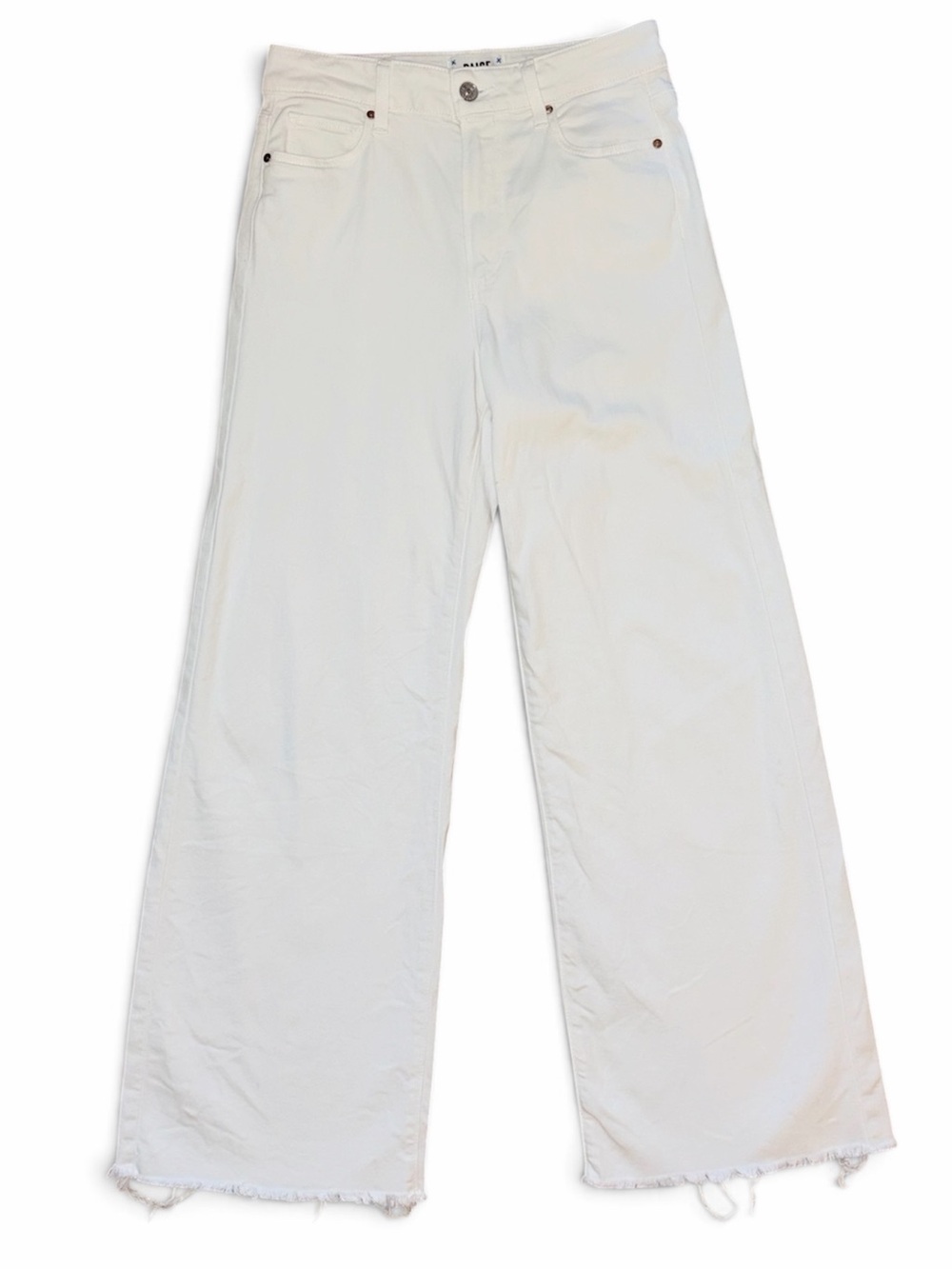 PAIGE Aneesa wide leg with Raw Hem
